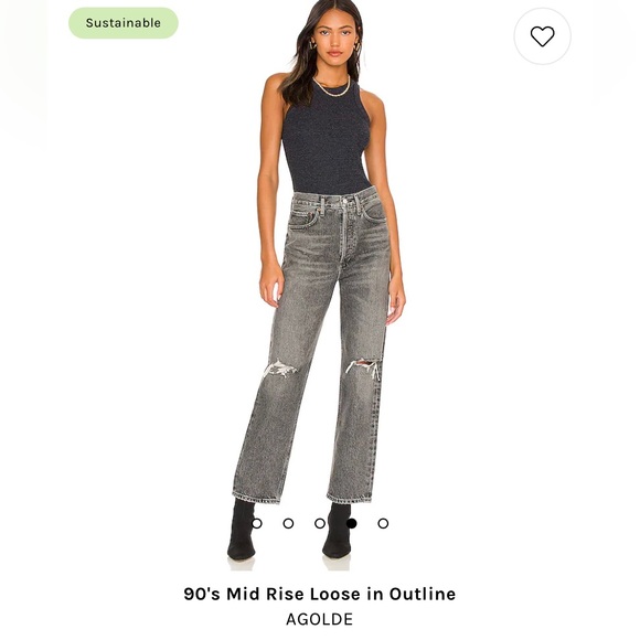 Agolde 90s mid rise loose size 23 - Picture 1 of 9